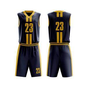 High Quality Custom Men's Basketball Uniforms on Sale Sublimation Printed Plus Size Sportswear Personalized Logo Made Polyester - Product Image 1