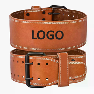 Ceinture de musculation à motif marbré avec boucle à levier, ceinture de powerlifting en cuir personnalisable pour l'entraînement en salle et le soutien musculaire - Product Image 1