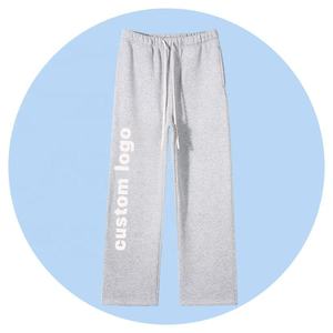 High Quality Baggy Sweatpants <b>Men</b> <b>Gym</b> Joggers Cotton Long <b>Pants</b> for <b>Men</b> Fleece TrackpantsOversized <b>Men</b> Heavyweight 400gsm Blank - Product Image 2