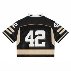 Camiseta Deportiva Retro de Malla para Hombre con LOGO Personalizado, Estilo Boxy, para Fútbol, Baloncesto, Fútbol Americano, Ropa Urbana - Product Image 6