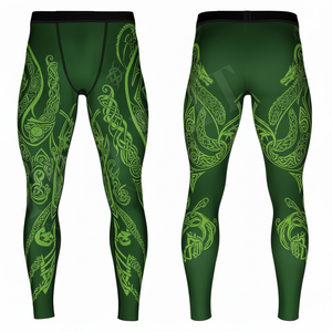 Training Running Causal Sportswear Fitness Yoga Men's Compression Leggings Breathable High Performance Sublimation Logo <b>Pants</b> - Product Image 5