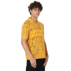 2022 Customized Men's V-Neck for Polo Shirts <b>Classic</b> Print Pattern 100% Cotton Casual Wear Short Summer Golf Fit Anti-Pilling - Product Image 4
