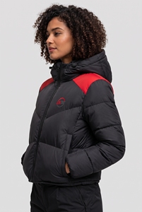 Chaqueta Acolchada Personalizada de Alta Calidad para Mujer, Chaqueta Acolchada de Invierno Impermeable y Transpirable con Relleno de Algodón Ecológico - Product Image 3