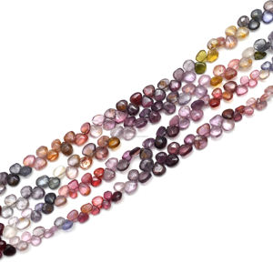 Cuentas de Espinela Natural de Alta Calidad, Forma de Corazón, Lisas, 8 Pulgadas, Hebra de Piedras Preciosas de Madagascar para la Fabricación de Pulseras y Joyería - Product Image 1