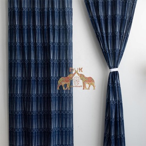 ผ้าม่านประตูห้องนั่งเล่นสุดหรู พิมพ์ลายตามสั่ง ขายดีอันดับต้นๆ ผลิตจากผ้าฝ้าย 100% - Product Image 5