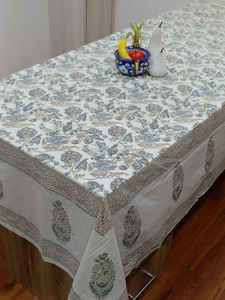 Meilleures ventes, nappe de table en coton 100% véritable, fabriquée à la main, imprimée au bloc, lavable, absorbante, emballage personnalisé, tulipe, pour la maison, utilisation en extérieur - Product Image 4