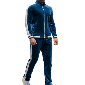 Survêtement en velours pour homme, décontracté, 100 % coton molletonné, style streetwear hiver, survêtement pour femme, coupe régulière, pantalon en velours à jambe large - Product Image 3