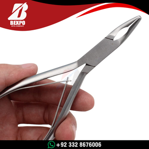 Rongeur Curvo Dental, Instrumento de Ortodoncia, Pinza de Acero Inoxidable - Product Image 3