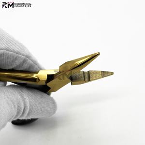 Alicates RMI Shin Black Grip y Shin Gold Plasma Tip, Producto Superior, Alicates y Cortadores Personalizados de Acero Inoxidable - Product Image 5