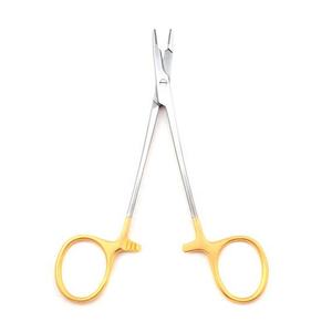 Professional Stainless Steel <b>Needle</b> Holder Forceps Gold Handle Basis of Surgical Instruments Top Quality <b>Needle</b> Holder Scissors - Product Image 4