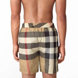High Street Solid Sporty Waterproof Breathable Quick Dry Mesh <b>Polyester</b> <b>Shorts</b> Elastic Waist Mens - Product Image 2