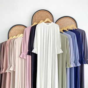 เดรสลำลองจีบระบายพรีเมียมสำหรับผู้หญิง - Product Image 2