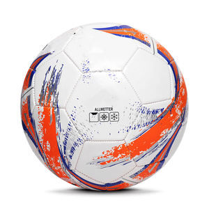 Balones de Fútbol de Cuero PU Cosidos a Máquina, Venta al Por Mayor de Fábrica a Bajo Precio, Balones de Entrenamiento Personalizados Pakistaníes para Hombre - Product Image 4