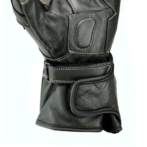 Guantes de Cuero Completos con Cierre de Velcro para Hombre, Guantes de Verano para Motociclismo - Product Image 5