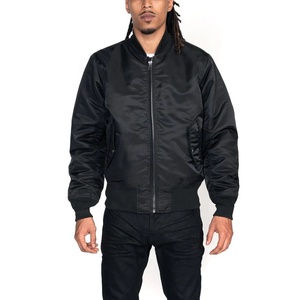 Blouson Bomber d'Hiver OEM pour Homme 100% Imperméable Réversible Style Urbain Tissu Toile Broderie Logo Personnalisé Placement Avant - Product Image 1