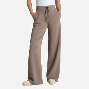 Pantalon décontracté à coupe ample avec cordon de serrage et taille élastique, jambe large, pour hommes et femmes, vente en gros - Product Image 6