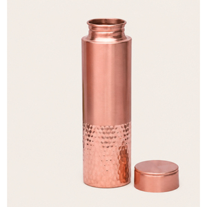 Wholesale Premium Eco-friendly Indian Copper <b>Water</b> <b>Bottle</b> with Hammered Base Direct Factory Price for <b>Bulk</b> Orders - Product Image 4