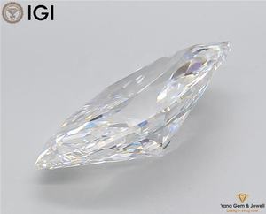 Designers Choice 4,00 Ct Lab Grown Marquise Diamond CVD D Color VS1 Clarity 15,84 MM IGI Certificado para joyería personalizada Gema - Product Image 5