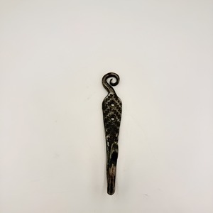 Hand-Forged Wrought Iron Wall Hook / Antique Blacksmith <b>Coat</b> & Towel <b>Hanger</b> - Product Image 1