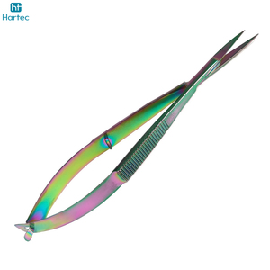 Premium Quality Newest Durable Stainless Steel High-Precision Manicure & <b>Nail</b> Grooming <b>Tool</b> Rainbow Cuticle Spring Scissors - Product Image 5