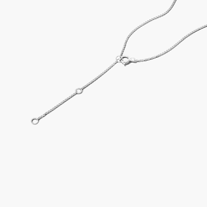 Collar de Cadena de Plata de Ley 925 de Primera Calidad con Diamantes de Moissanita Brillantes para Mujer, Joyería Minimalista - Product Image 6