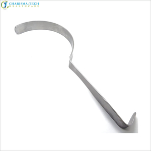 ชุดเครื่องมือผ่าตัดช่องท้องและอกแบบใช้ซ้ำได้ CHARISMATECH Premium Deaver Retractor ใบมีดสแตนเลสสำหรับช่องท้องลึก ได้รับการรับรองมาตรฐาน CE - Product Image 4