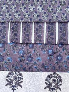 Tela de algodón estampada a mano de Jaipur, suave, premium, ligera, lista para exportación a granel, proveedor mayorista. - Product Image 3