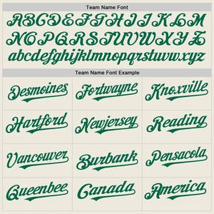 Camiseta de Béisbol Personalizada con Rayas Verdes, Cuello en V, Manga Corta, 100% Poliéster Transpirable, Unisex para Adultos, Nombre del Equipo - Product Image 4