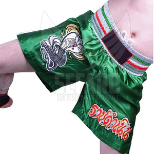 Pantalones Cortos de Kick Boxing para Hombre, Material Resistente, Color Sólido, en Oferta - Product Image 6