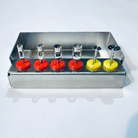 Kit de trepans pour implants dentaires avec disques de scie 7 mm et 10 mm, type à verrouillage, ensemble de coupe osseuse chirurgical certifié CE pour usage dentaire