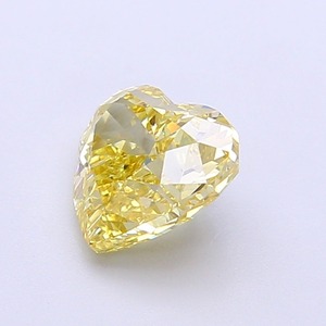 Diamant CVD de laboratoire, taille cœur brillant modifiée, 1,70 CT, jaune intense fantaisie, clarté VS1, polissage excellent, vente en gros B2B - Product Image 3