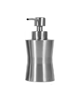 Contemporary Stainless Steel Soap <b>Dispenser</b> <b>Bottle</b> Smooth Finish Durable Pump Decorative Metal <b>Dispenser</b> Bathroom - Product Image 3