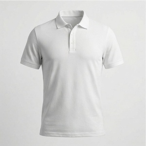 เสื้อโปโลผู้ชายไซส์ใหญ่ ผ้าฝ้าย 100% แขนสั้น สไตล์ลำลองกึ่งทางการ สีสันปรับแต่งได้ คุณภาพสูง ระบายอากาศได้ดี - Product Image 1