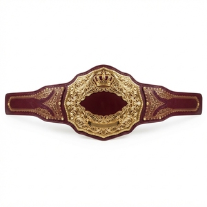Ceinture de champion personnalisée, ceinture de récompense pour la boxe et la lutte, plaques métalliques, sangle en cuir de qualité supérieure, design sportif gravé - Product Image 2