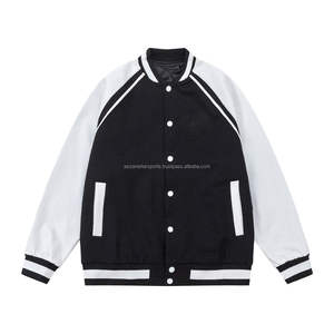 Chaquetas Universitarias al por Mayor, Chaquetas Universitarias Lisas con Logotipo Personalizado, Chaqueta Universitaria Clásica para Hombre - Product Image 6