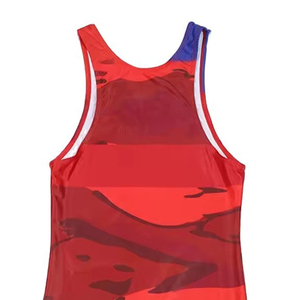 Chaleco de Lucha Ajustado de Alta Calidad, Transpirable, de Spandex/Poliéster, con Logotipo Personalizado, Ropa Deportiva Recién Llegada, Hecha en Pakistán - Product Image 6