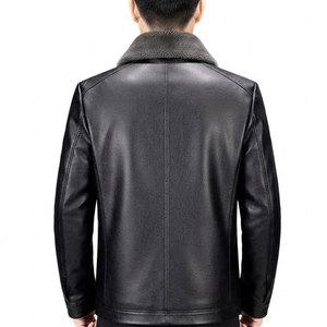 Chaqueta de cuero para hombre de alta calidad al mejor precio, chaquetas de manga larga para hombre, chaquetas de cuero genuino a la moda para hombre - Product Image 2