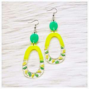 Pendientes Modernos de Resina Transparente Hechos a Mano, Joyería Ligera de Moda, Accesorio de Tendencia, Fabricante Mayorista - Product Image 3