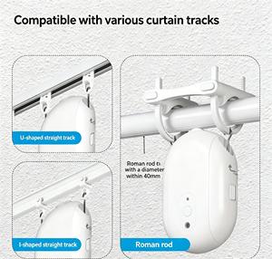 Robot Inteligente para Cortinas Zigbee, Motor para Cortinas con Rieles Romanos, I-Rail y U-Rail, Fácil Instalación DIY, Control por Aplicación y Voz - Product Image 2
