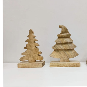 Base de Madera de Pino Plateado para Árbol de Navidad, de 5 a 60 Pulgadas, para Decoración de Fiestas, desde India - Product Image 1