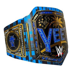 New Jey Uso YEET Championship Title Belt Undisputed Wrestling Championship Belt 2MM Metal Plate Adjustable Leather Strap - Product Image 5