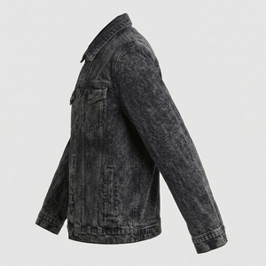Veste en jean pour homme de haute qualité, design avant-gardiste, étiquetage personnalisé et distribution mondiale, veste en jean la plus vendue - Product Image 3