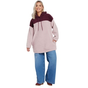 Fabricantes de sudaderas con capucha: Sudadera unisex de forro polar tipo teddy, gruesa, con bordado de pedrería, bolsillo grande, hombros caídos y cuello alto. Personalizable. - Product Image 2