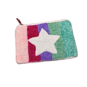 Article unique, élégante pochette à monnaie faite à la main avec perles, portefeuille de haute qualité, prix direct d'usine - Product Image 1