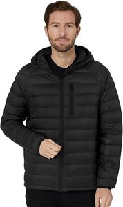 <b>Men's</b> Lightweight Windproof Casual Packable Quilted Puffer Jacket Waterproof Winter Hooded Storage <b>Pouch</b> - Product Image 3