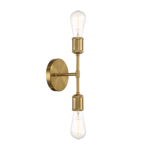 Applique da Parete Reverie a Doppia Luce per Bagno, 5"W X 10.75"H X 5"E, per Camera da Letto, Corridoio o Ingresso - Product Image 3