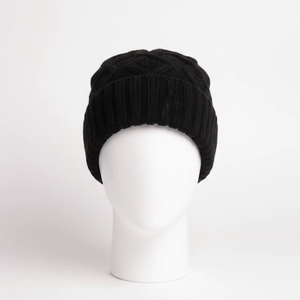 Unisex striped beanie hat Black yellow knitted <b>winter</b> <b>cap</b> Casual style for adults High quality <b>winter</b> wear - Product Image 1