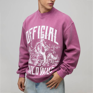 Sweat-shirt personnalisé pour homme, imprimé sur mesure, manches longues, streetwear, vêtements décontractés OEM, design personnalisé, vêtements haut de gamme - Product Image 1