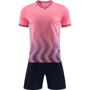 Conjunto de camiseta de fútbol con tela resistente para uso a largo plazo, uniforme de fútbol de equipo con ajuste flexible y kit de fútbol ligero. - Product Image 2