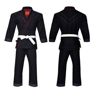 Vente en gros OEM, logo personnalisé, respirant, séchage rapide, 100% coton, Gi de judo, de jiu-jitsu, de karaté, uniforme d'entraînement et de compétition BJJ OEM - Product Image 5